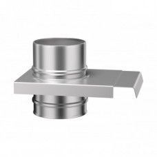 Шибер нерж. D115, сталь 0,8 мм.